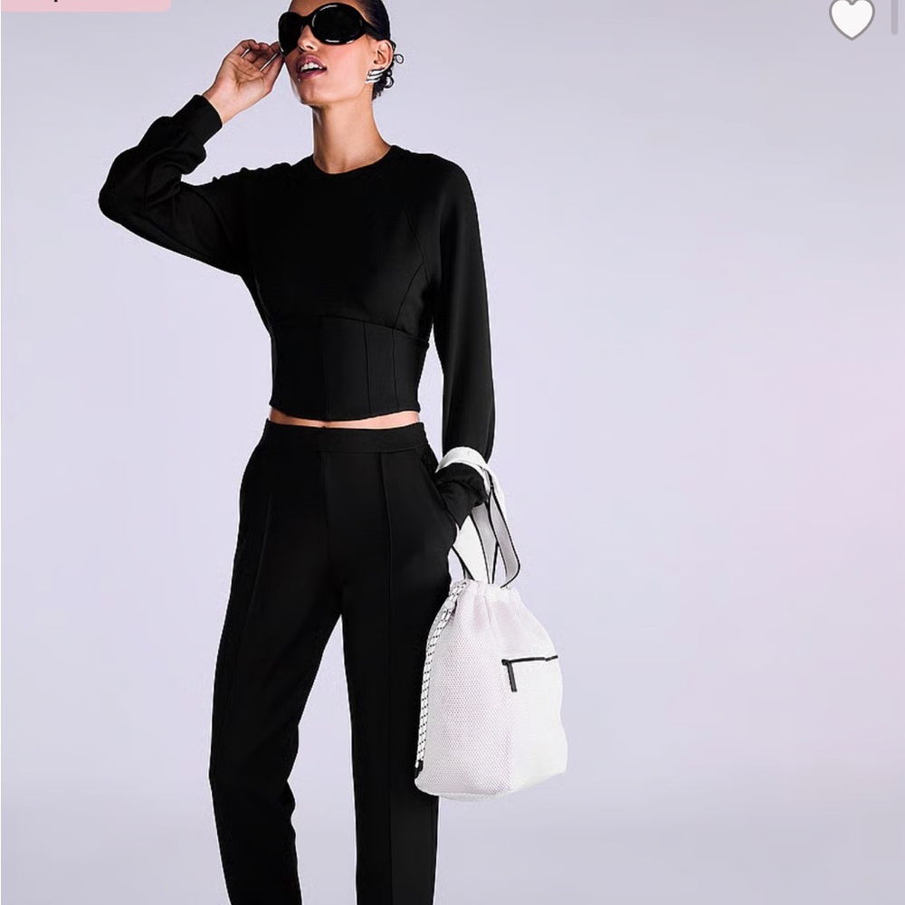 VSX Featherweight Knit Corset Crewneck